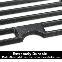 Uniflasy grates installed in Dyna Glo grill demonstrating direct-fit replacement