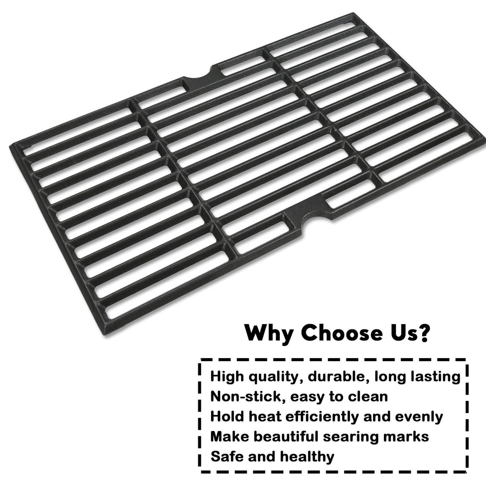 Uniflasy grates side profile showing thickness that improves heat distribution