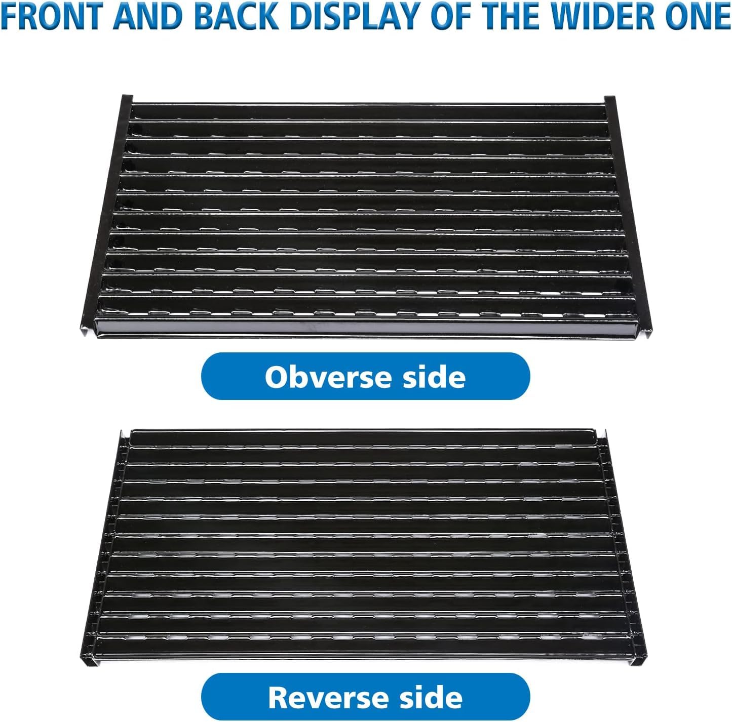 Uniflasy heat plate detail showing protection for burners and reduced flare-ups