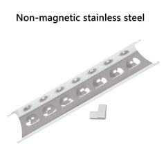Uniflasy heat plate detail showing non-magnetic stainless surface and easy-cleaning