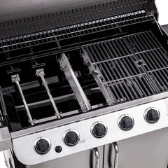 Uniflasy stainless heat plates arranged to show coverage and flare‑up reduction benefit