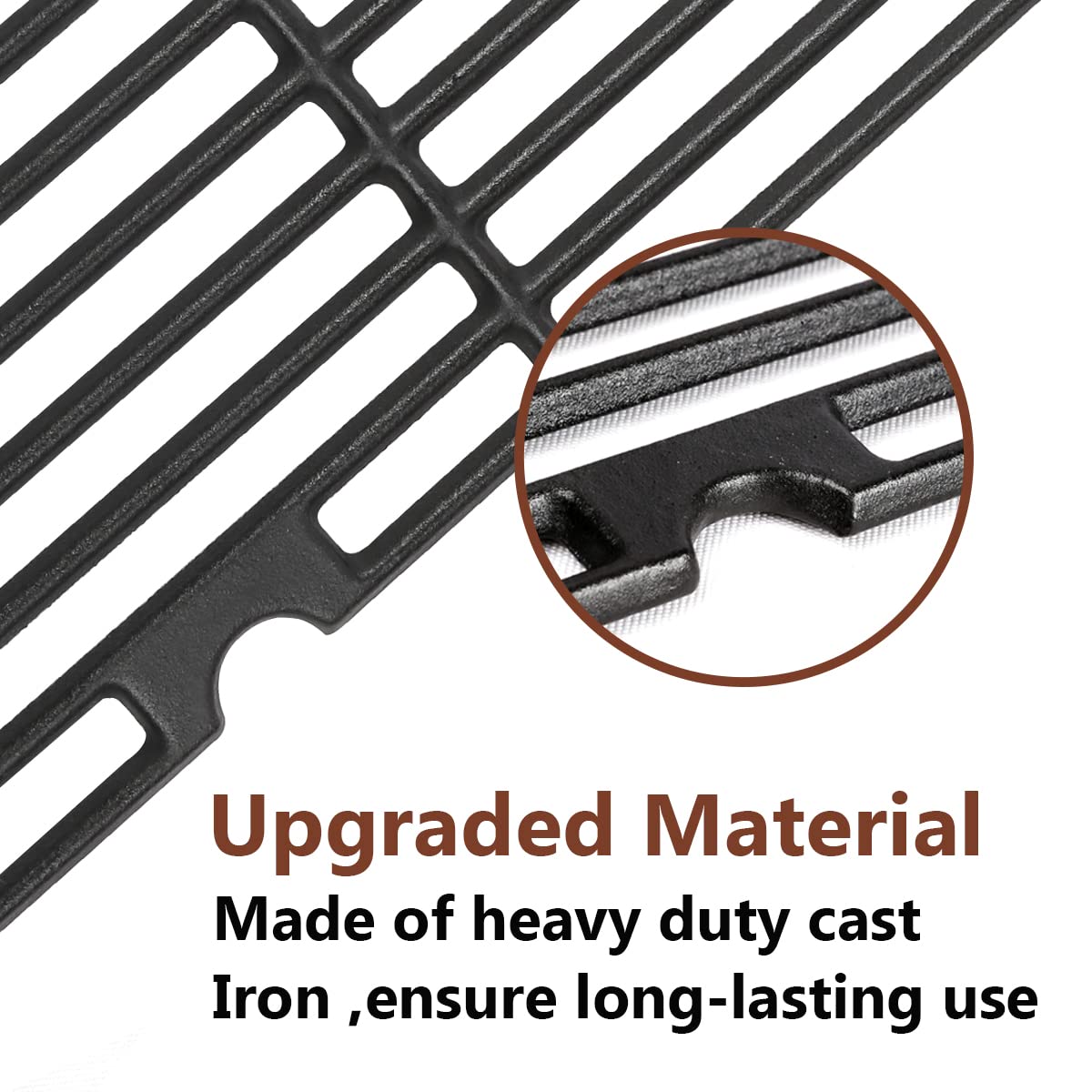 Uniflasy grates installed in Char-Broil grill demonstrating direct compatibility