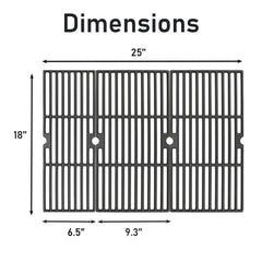 Uniflasy grates installed in Char-Broil grill demonstrating even coverage and easy swap