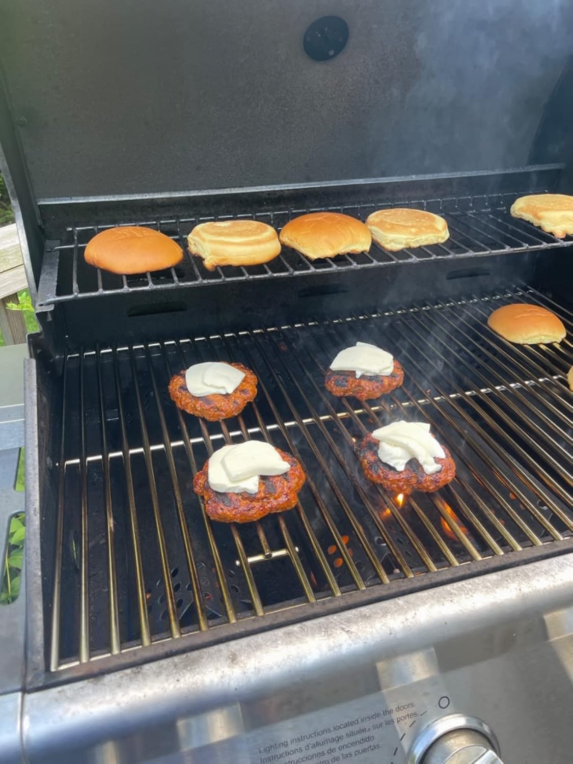 Uniflasy parts installed in Nexgrill grilling with even heat and better cooking results