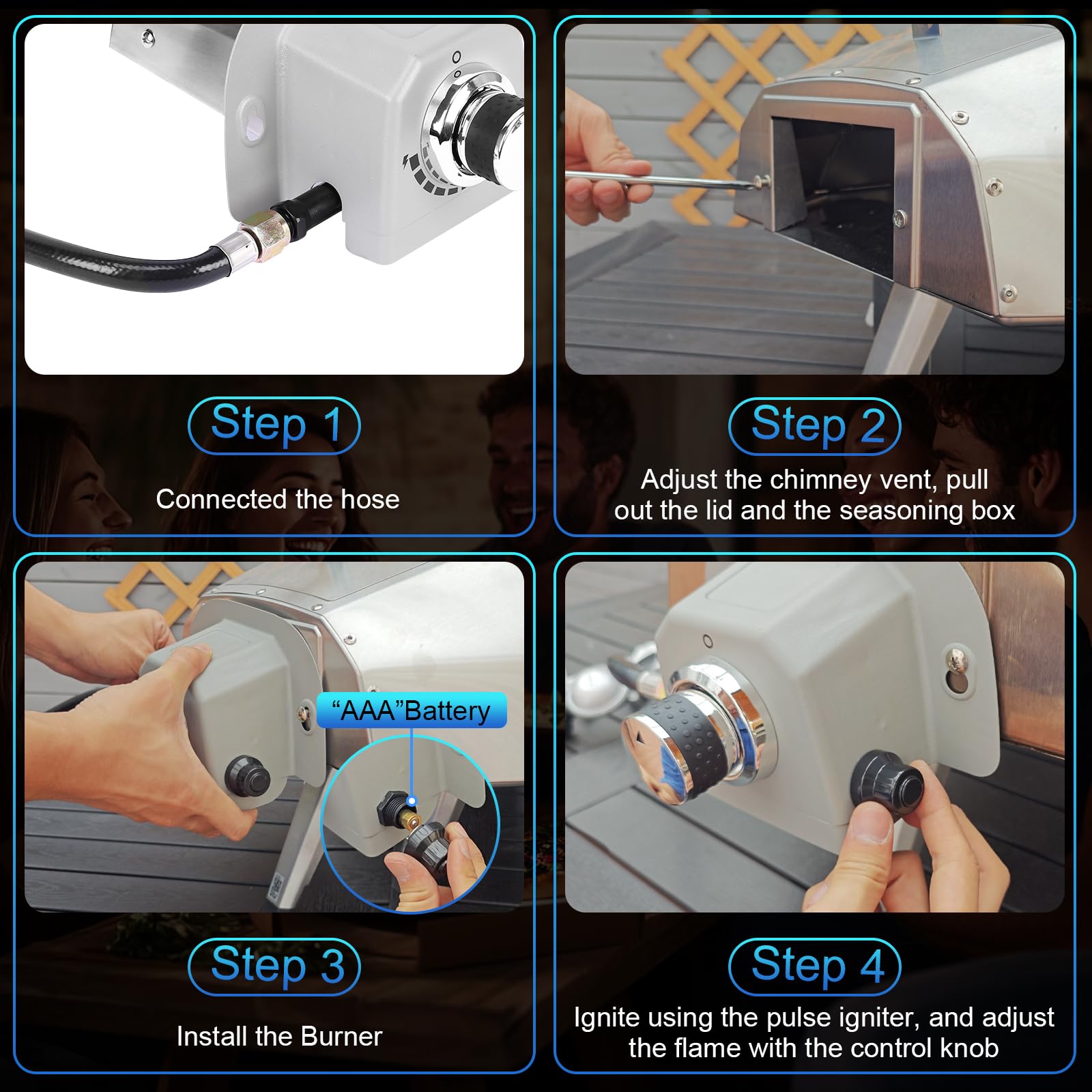 Uniflasy complete kit with screws and hose for simple installation and compatibility