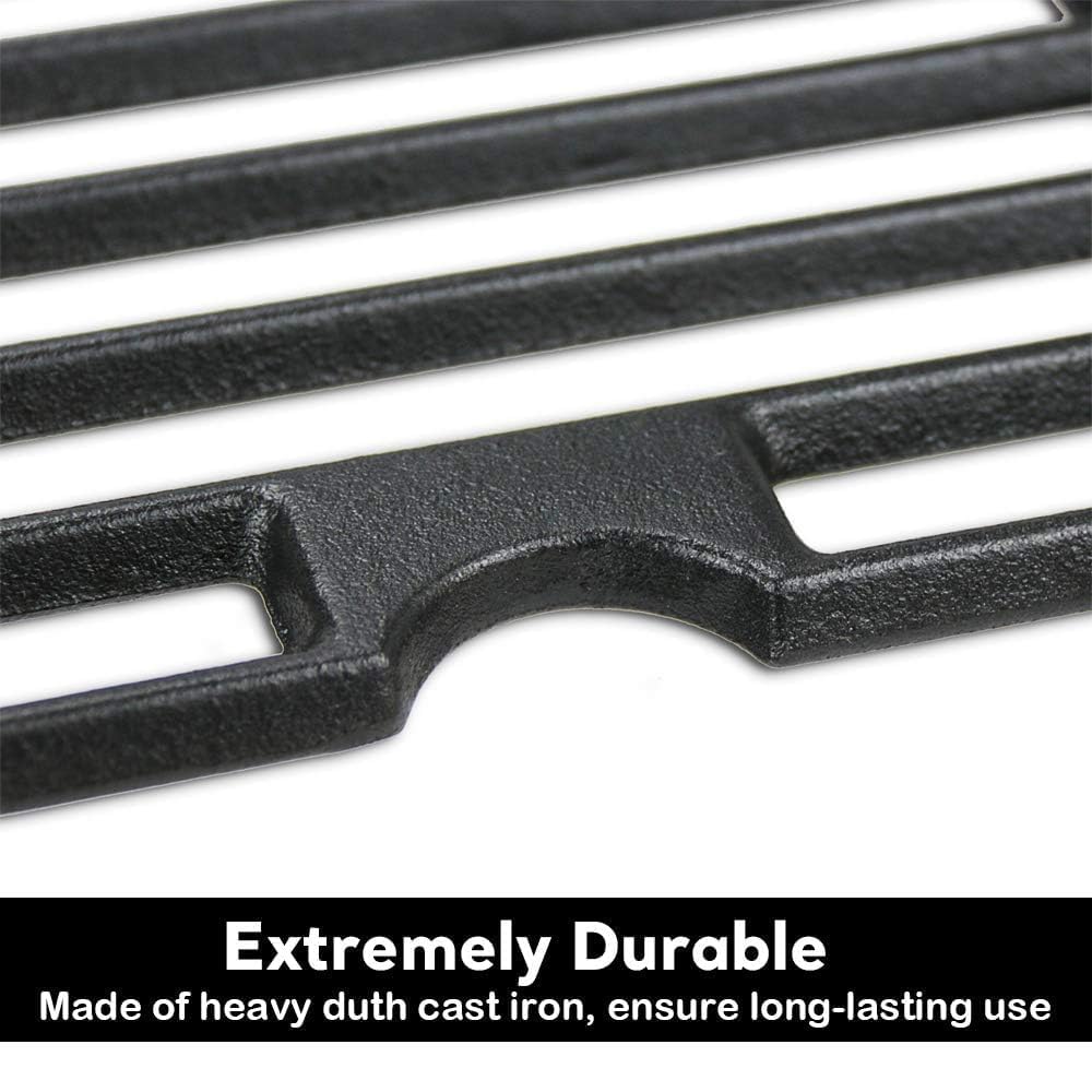 Top view of Uniflasy grates with labels indicating which pieces match OEM positions for easy install