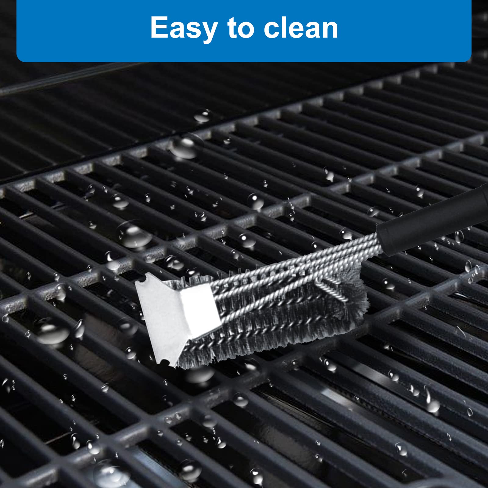 Uniflasy lifestyle backyard grill with grate showing cooking performance