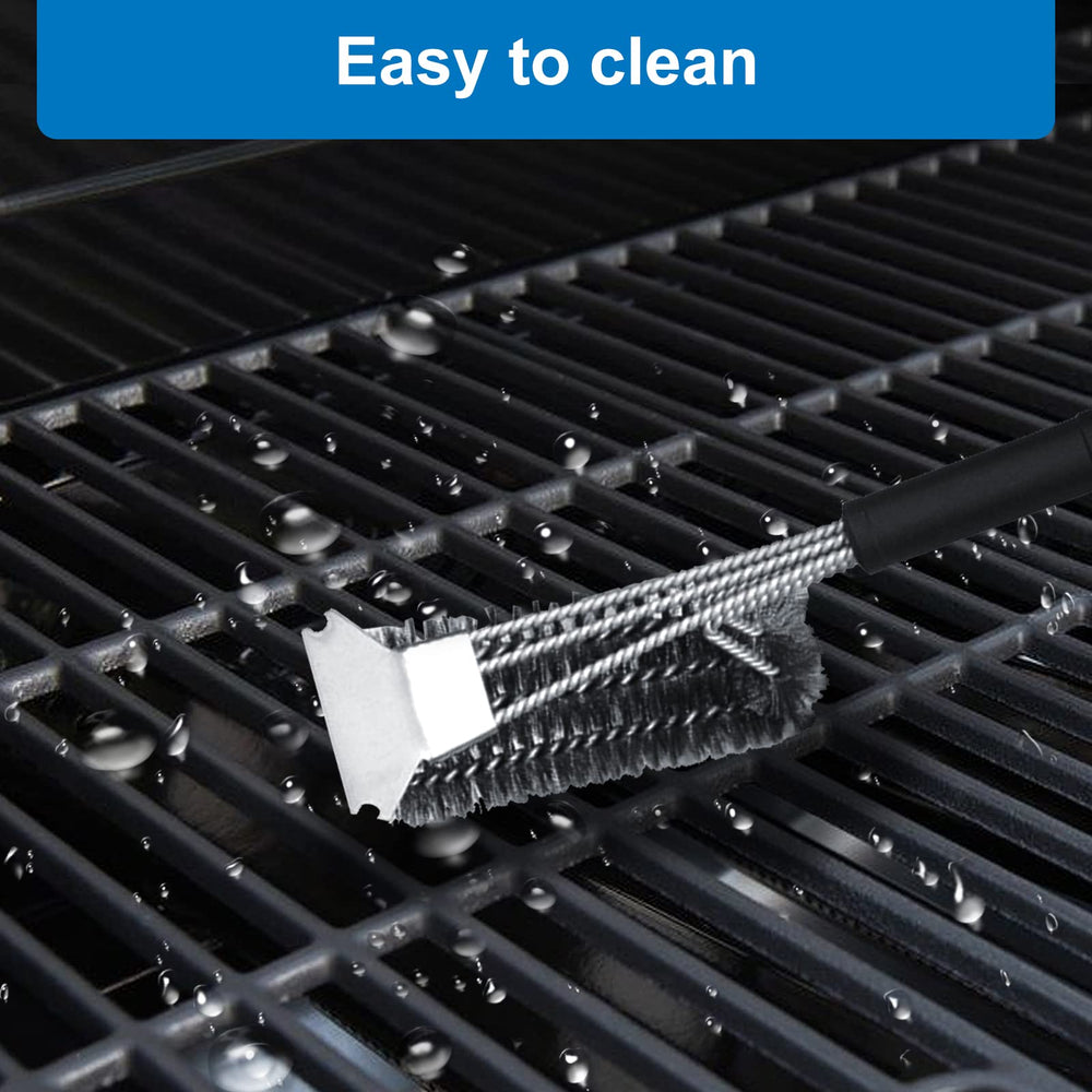 Uniflasy lifestyle backyard grill with grate showing cooking performance