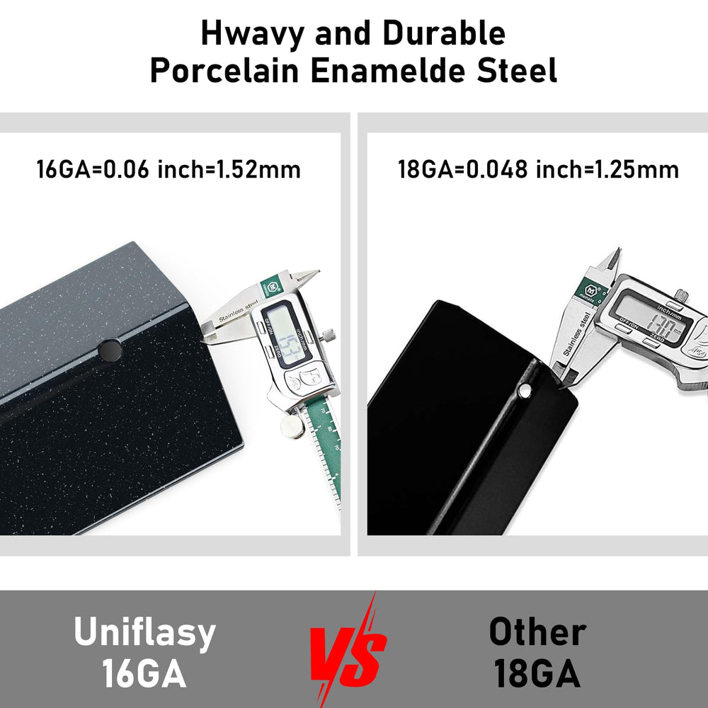 Uniflasy ruler beside parts for scale helping confirm correct fit