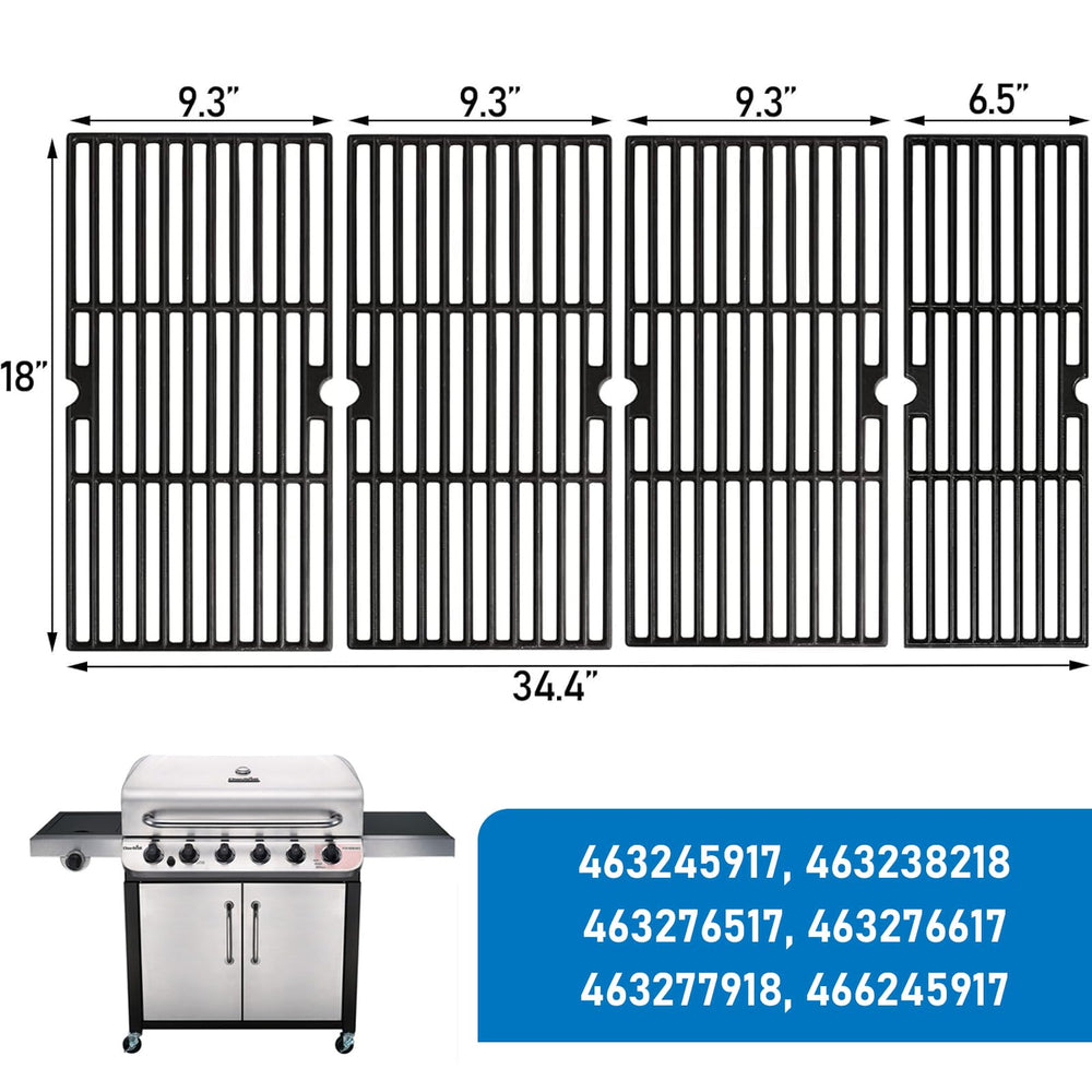 Uniflasy single 18-inch grate top view highlighting cooking surface and balance