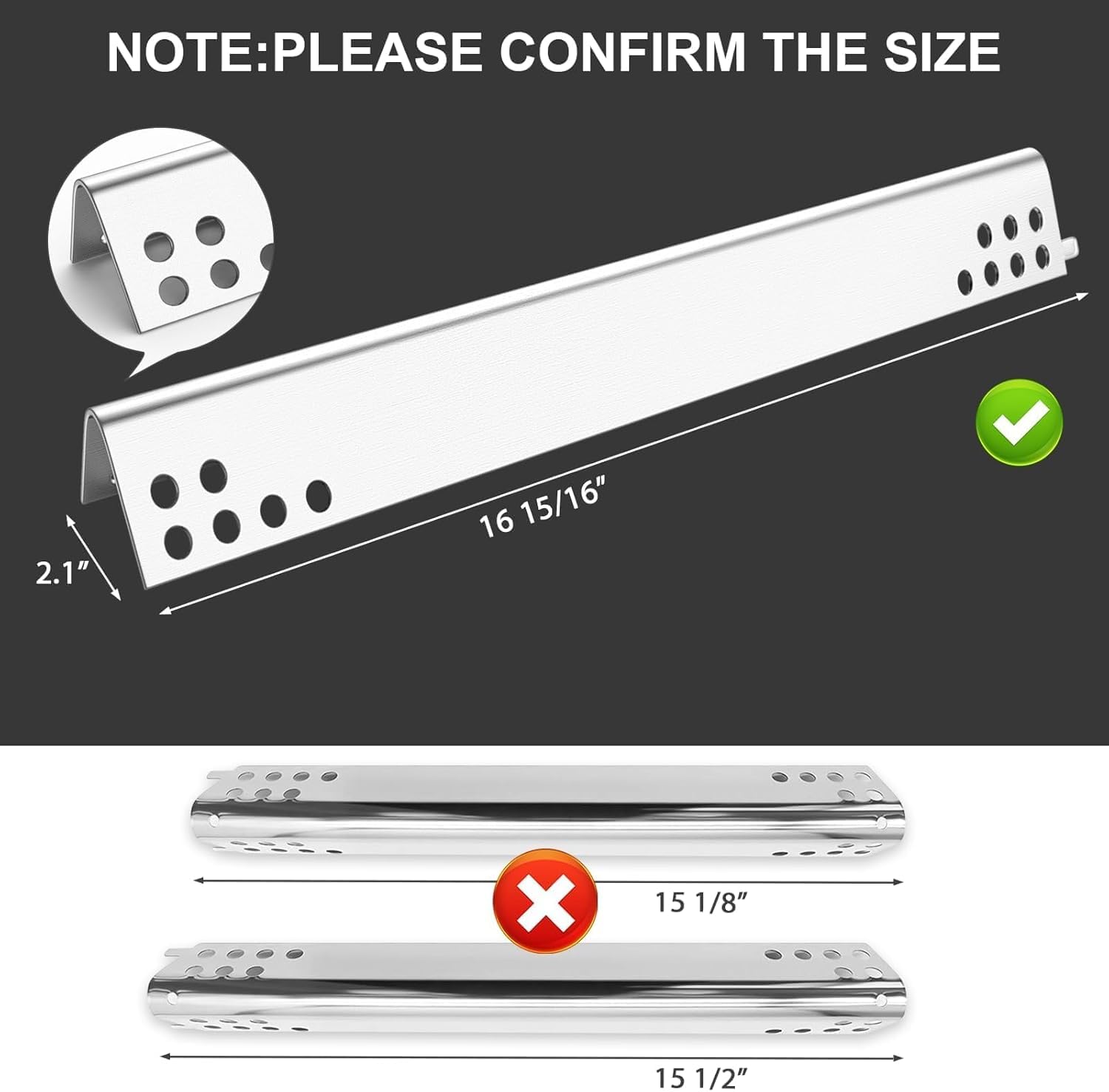 Uniflasy kit components beside a ruler for scale to confirm fit and ease of installation