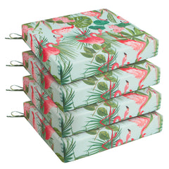 UNIKOME front view of four flamingo cushions showing style and comfort