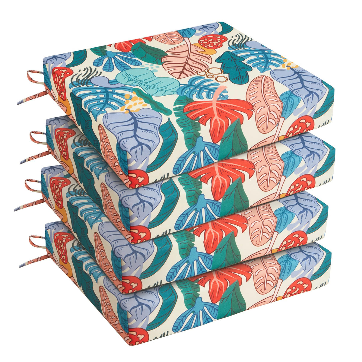 UNIKOME front view palm tropical cushion adding stylish comfort