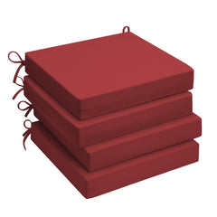 UNIKOME front view of four wine-colored cushions showing coordinated set and color benefit