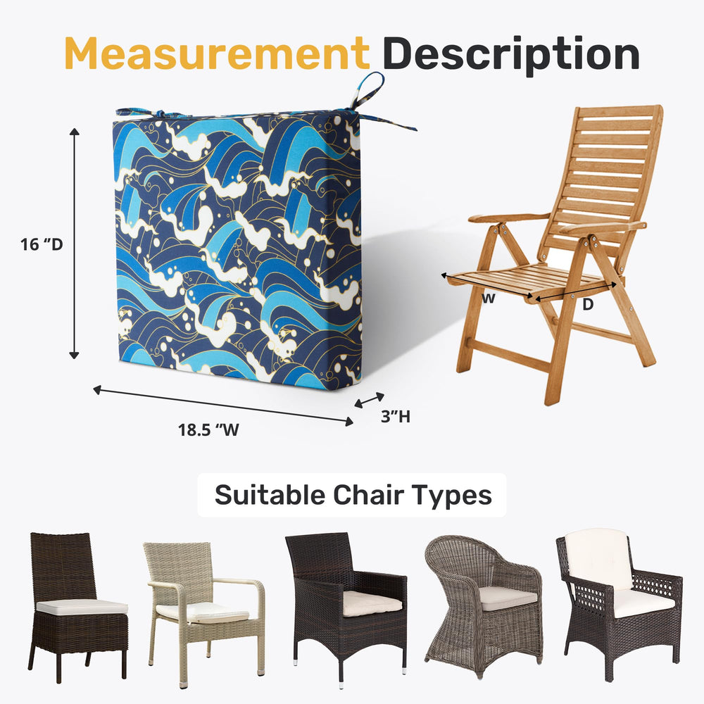 UNIKOME cushions on backyard dining set creating comfortable outdoor hosting