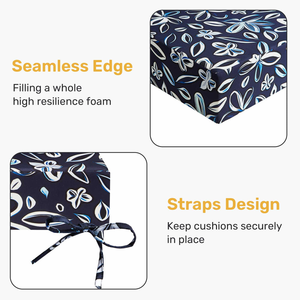 UNIKOME detailed view of tie straps demonstrating secure non-slip attachment