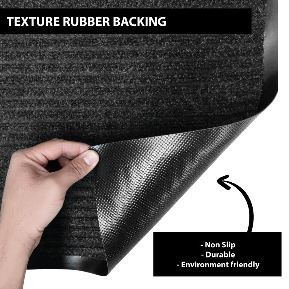 UNIMAT close-up of ribbed polypropylene texture capturing dirt and moisture effectively