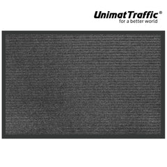 UNIMAT rubber backing detail showing non-slip grip that secures mat on hard floors