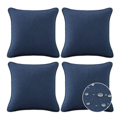 Unimatta front packaging showing set of four Spectrum Indigo pillows and benefits