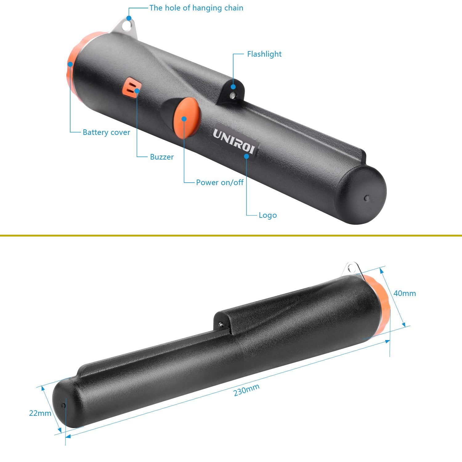 UNIROI probe tip closeup highlighting pinpoint accuracy for precise recovery