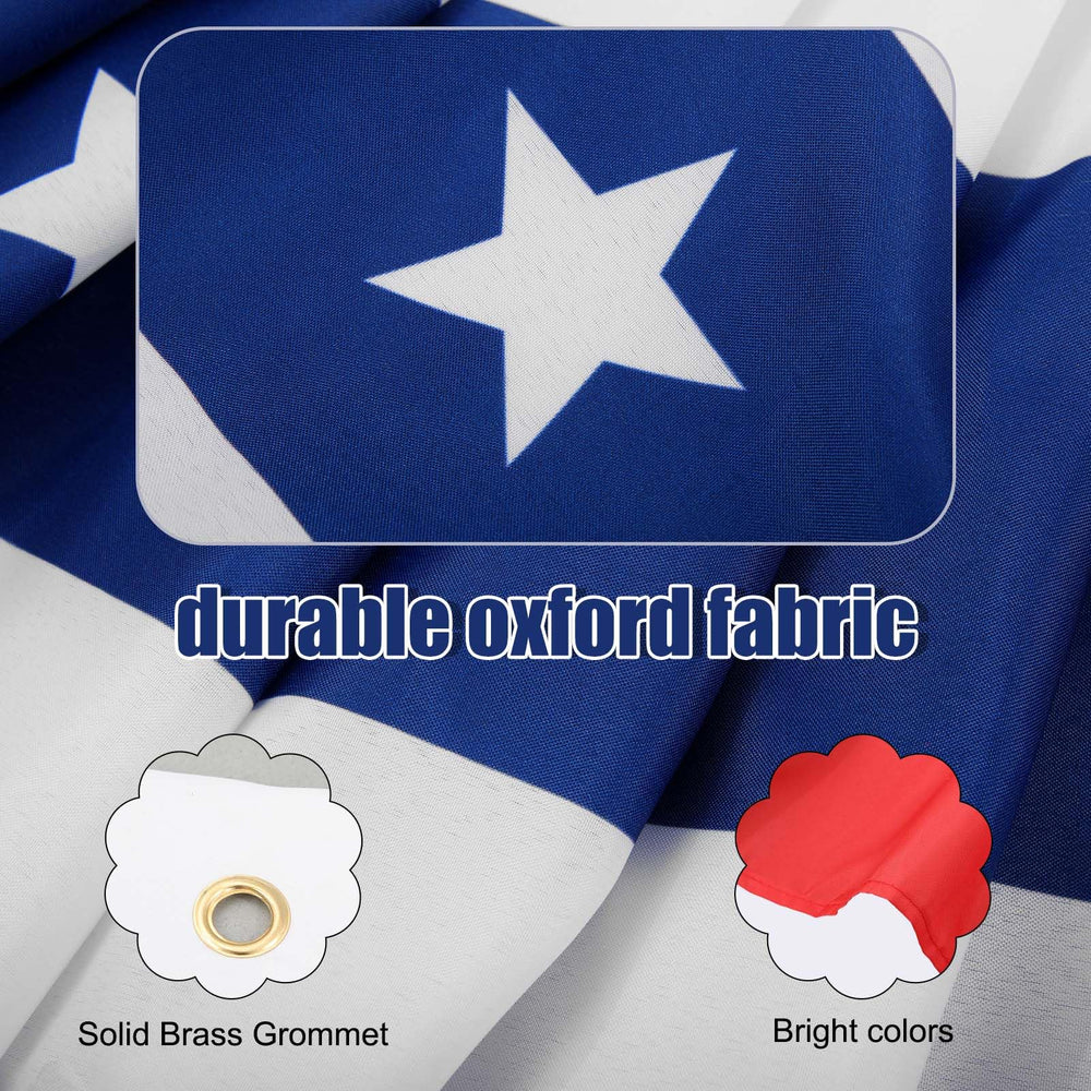 Unittype flag beside a chair showing scale for easy size estimation