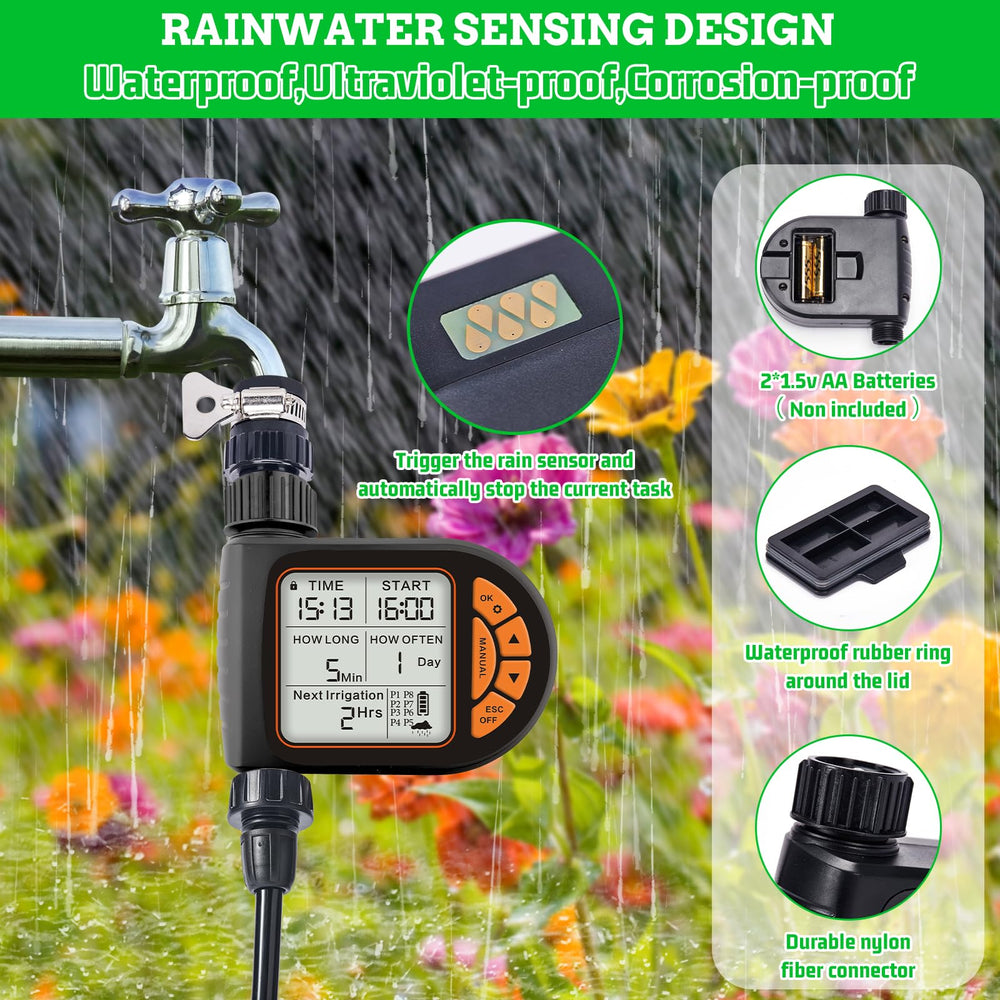 UNMOONY misting nozzle spraying gentle mist for seedlings and humidity