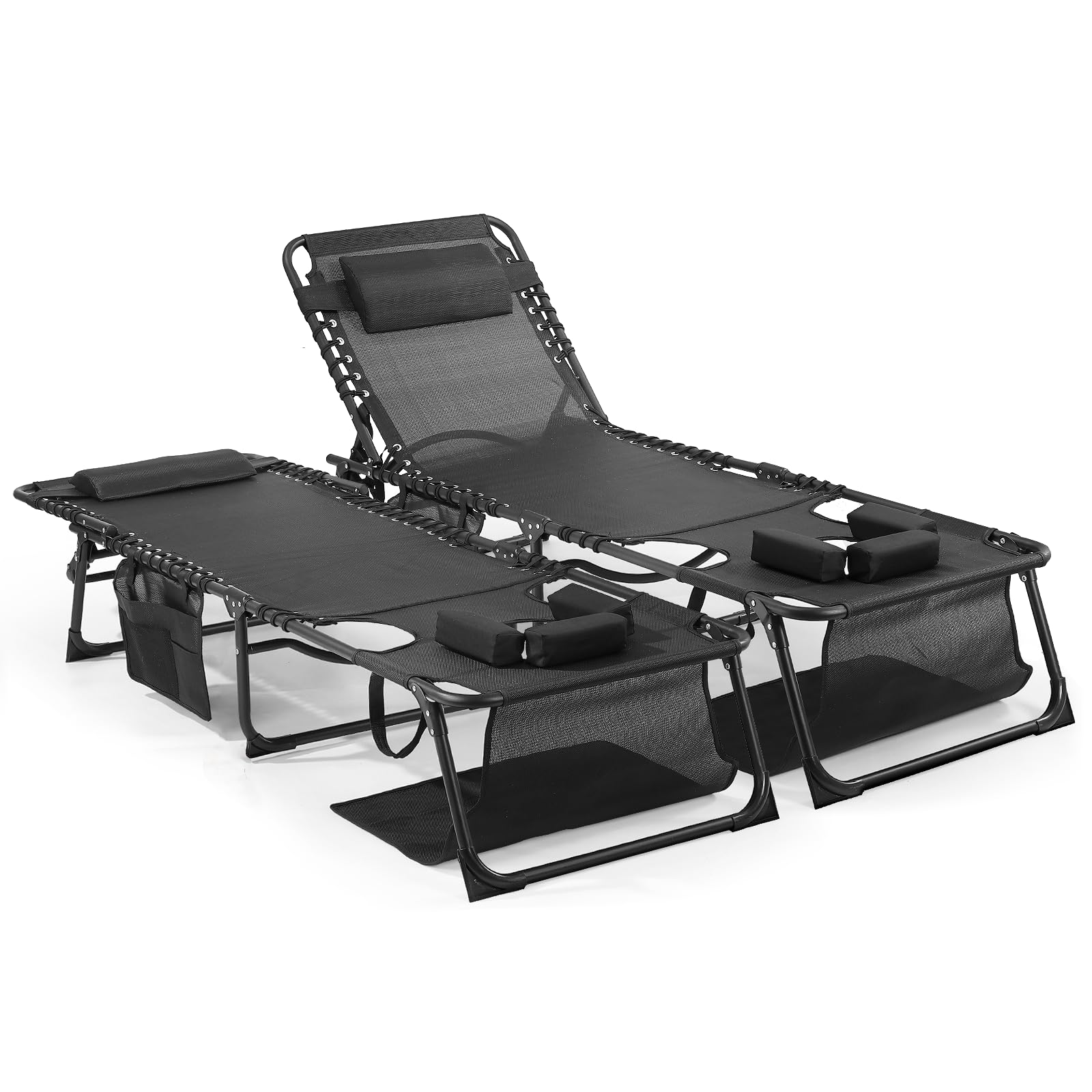 Unovivy front view of two chairs showing paired convenience and comfort