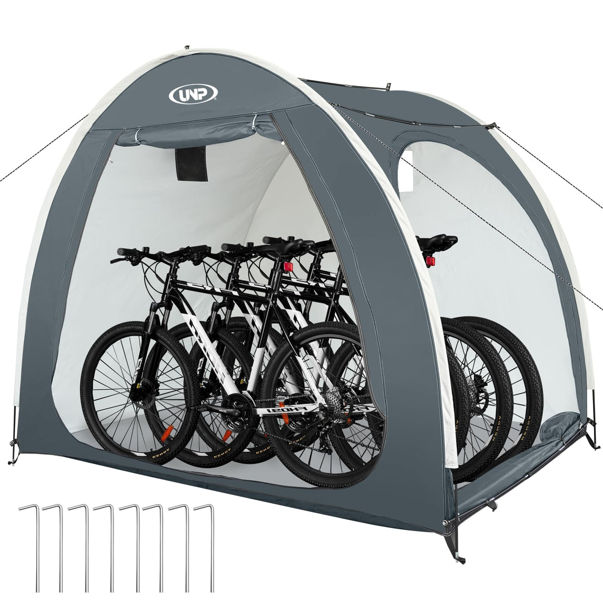 unp front view bike shed showing shelter protecting bikes