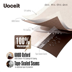 Uoceit adjustable drawstring detail for snug fit and secure protection