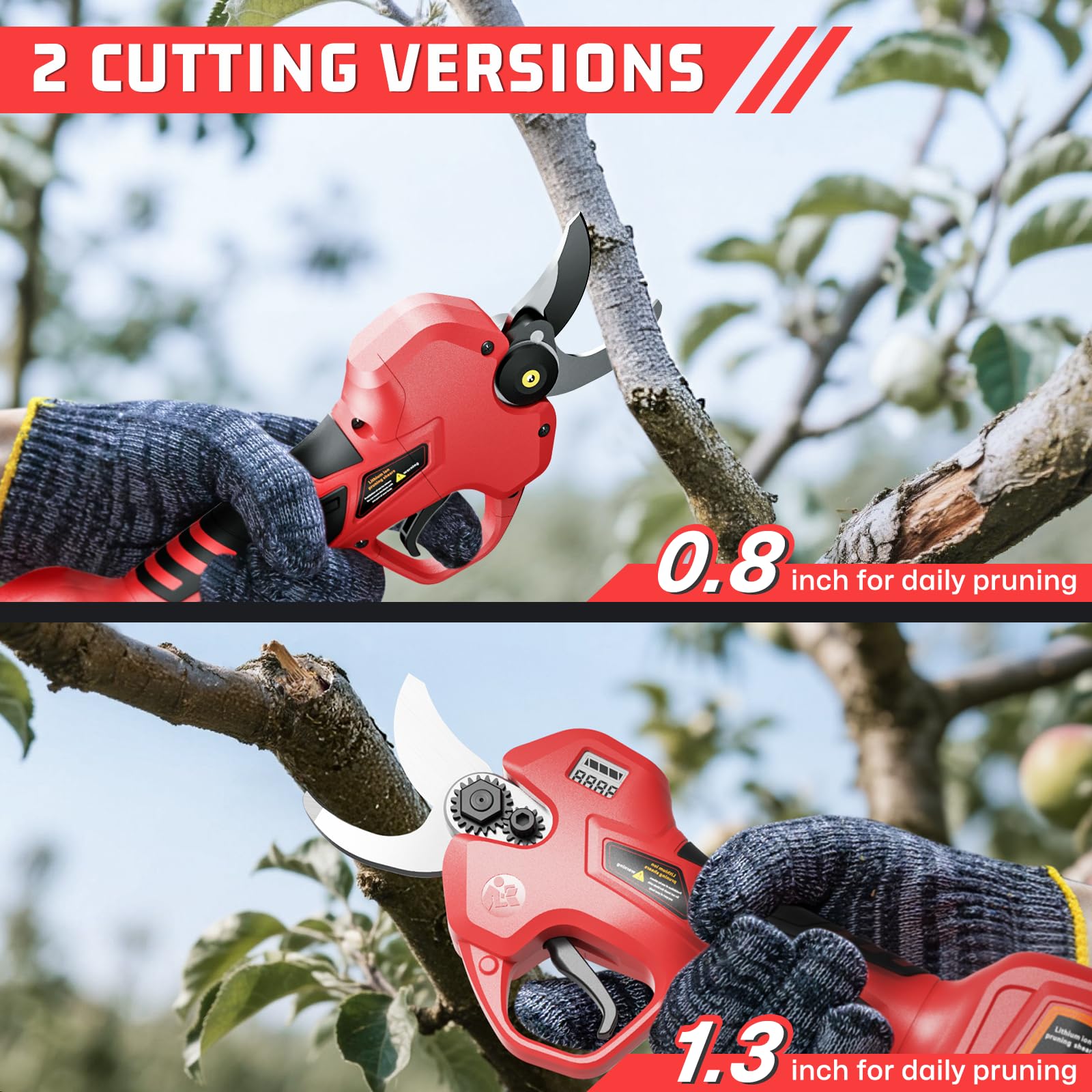 uoeos ergonomic anti-slip handle detail for comfortable one-hand use