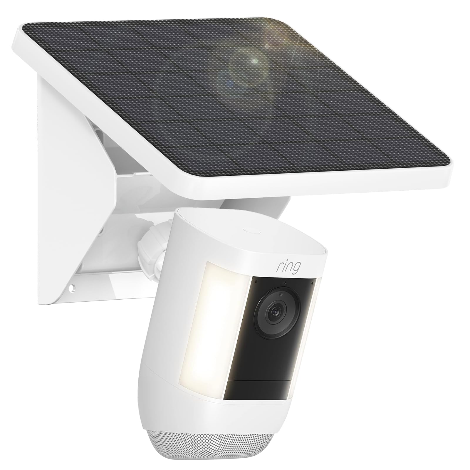 uogw solar panel front view showing mounted camera and tidy installation benefit