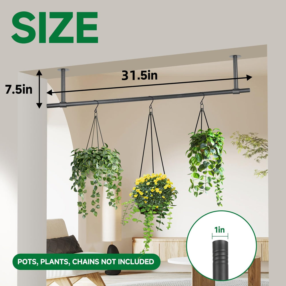 Uoveya ceiling installation detail with chain attachments highlighting secure suspension