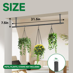 Uoveya ceiling installation detail with chain attachments highlighting secure suspension