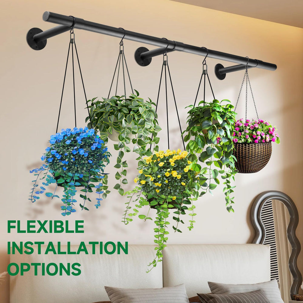 Uoveya lifestyle kitchen display with trailing plants showing decorative impact
