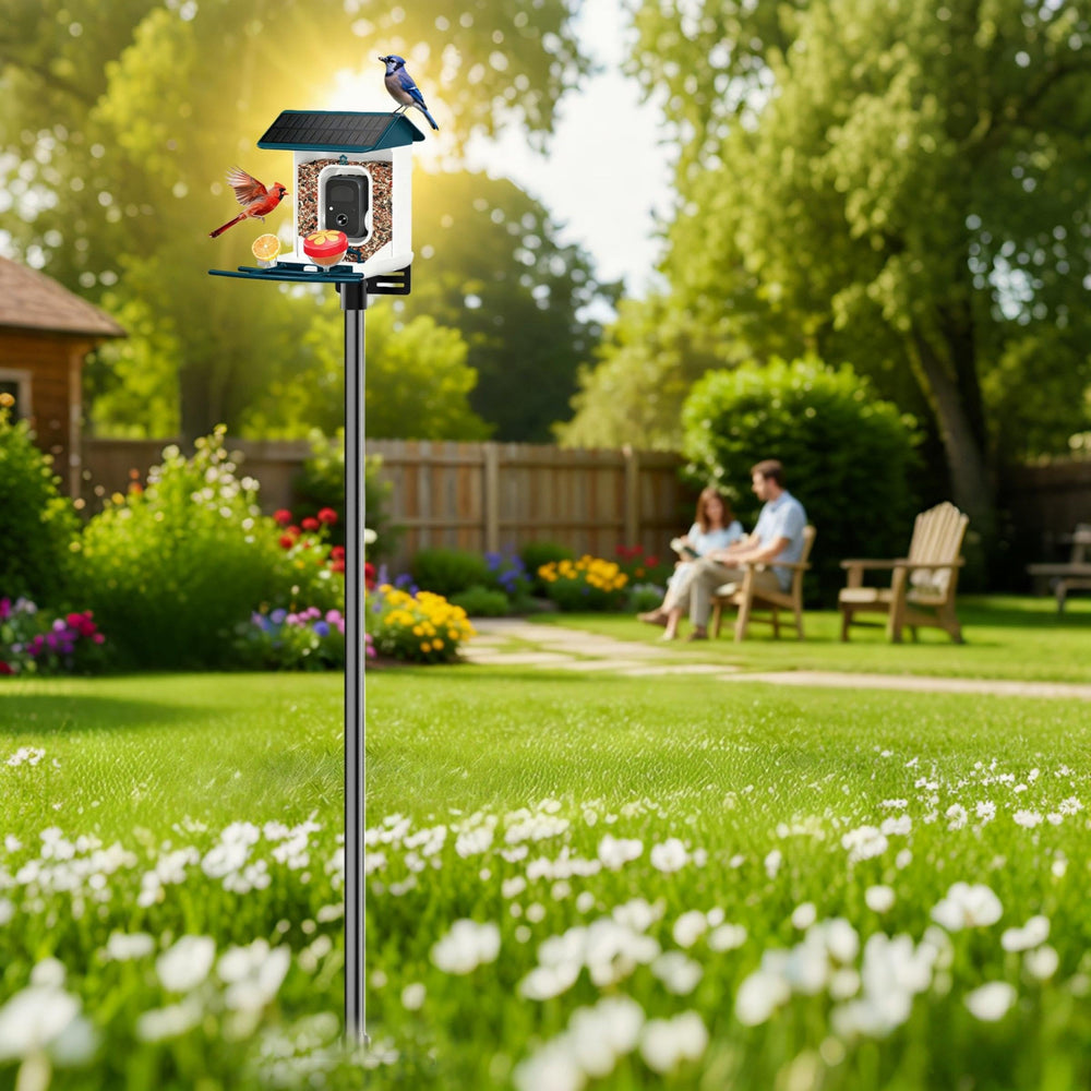 Uoveya top mount and hardware detail, easy compatibility with common feeders