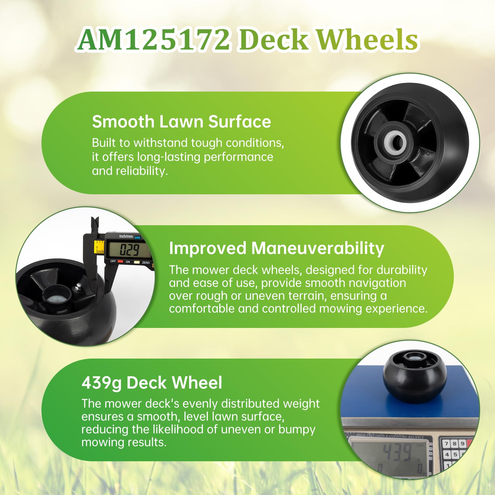 UP2WIN side profile of wheel illustrating 5" diameter and 2-3/4" width for correct fit