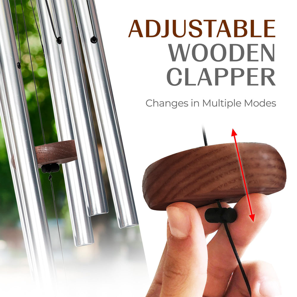 UpBlend Outdoors striker and sail detail showing balanced strikes and consistent tone benefit