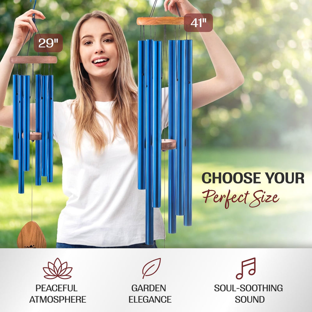 UpBlend Outdoors size comparison beside a chair to show scale and impact in outdoor spaces