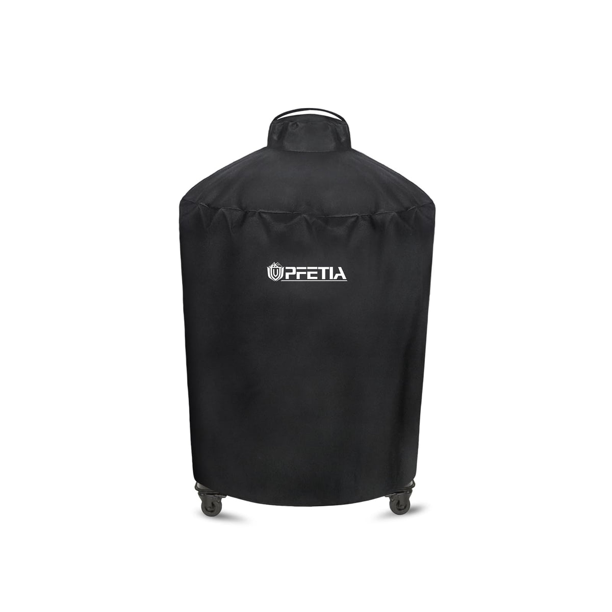 UPFETIA front view showing full fit and weather protection benefit