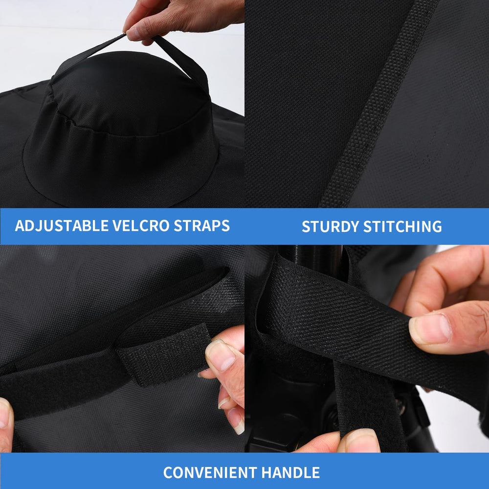 UPFETIA side view with Velcro strap and handle for secure fastening