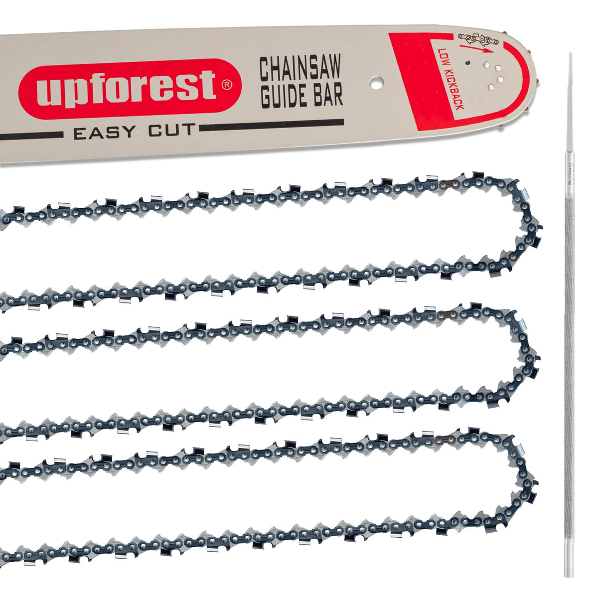 UPFOREST 20-inch bar front packaging showing compatibility and value