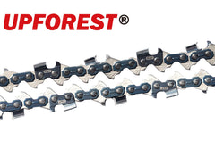 UPFOREST side profile of bar and chain illustrating sleek, lightweight design