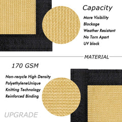 UPGRADE detalle de textura 170 GSM HDPE que garantiza durabilidad y resistencia