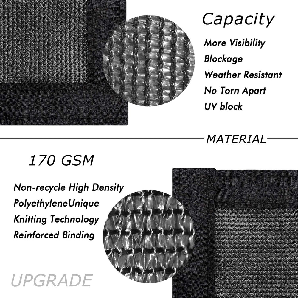 UPGRADE fabric close-up texture illustrating durable HDPE strength