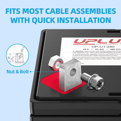 UPLUS U1 side label with dimensions and specs for compatibility verification advantage
