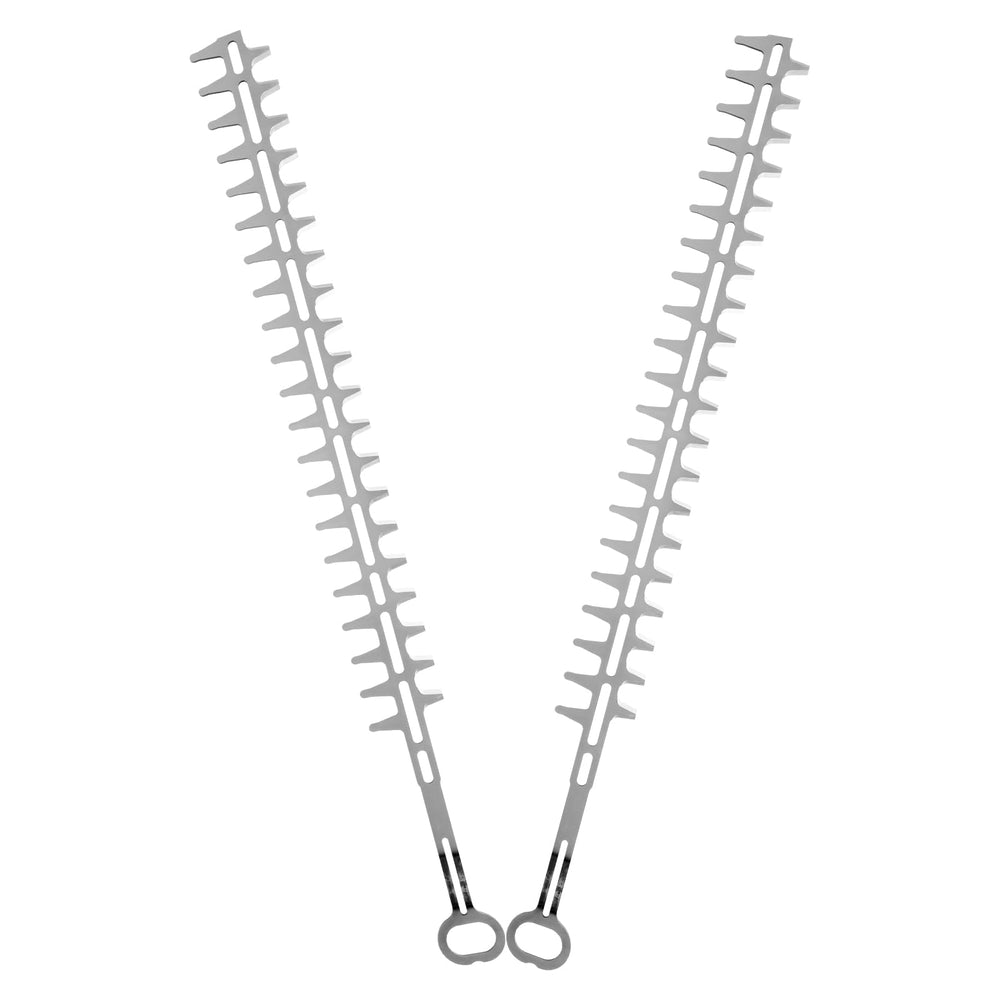 UPOW front view of blade pair showing clean fit and ready-to-install benefit