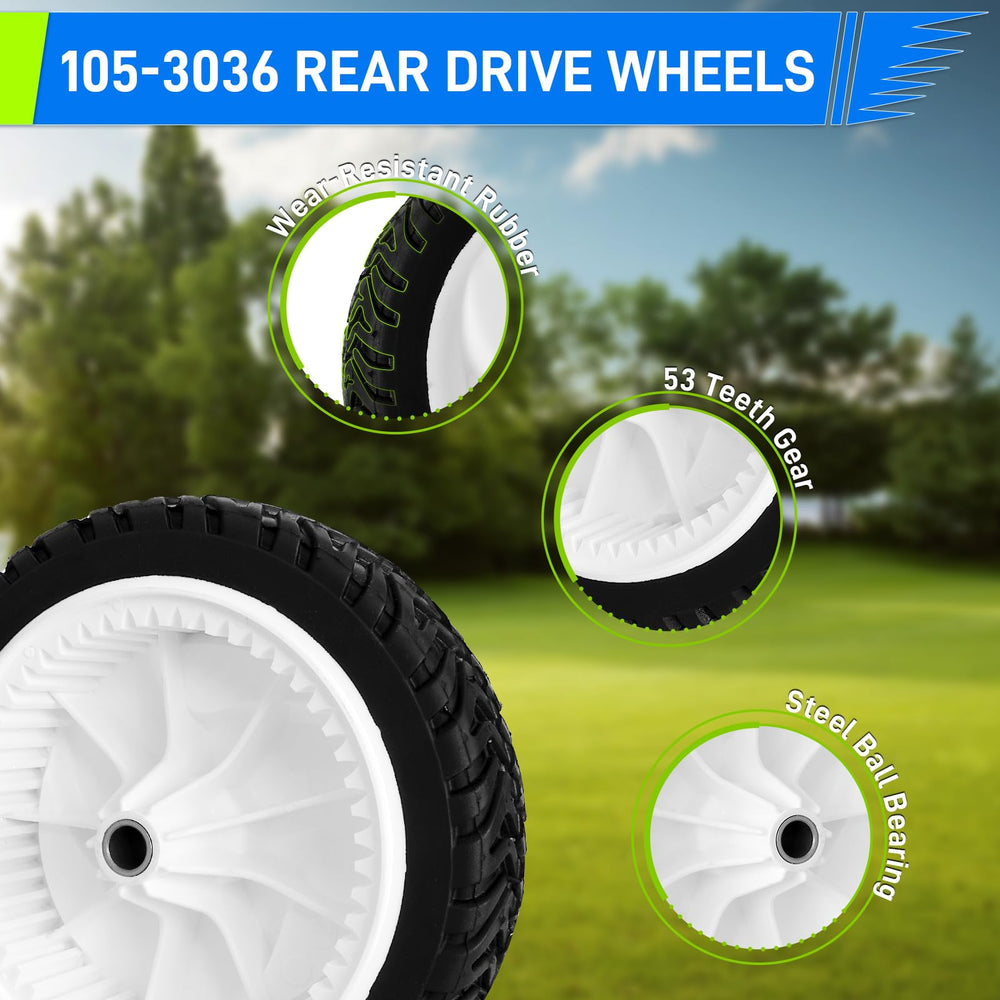 UPOW wheel side profile showing 8-inch diameter and 2-inch width measurements