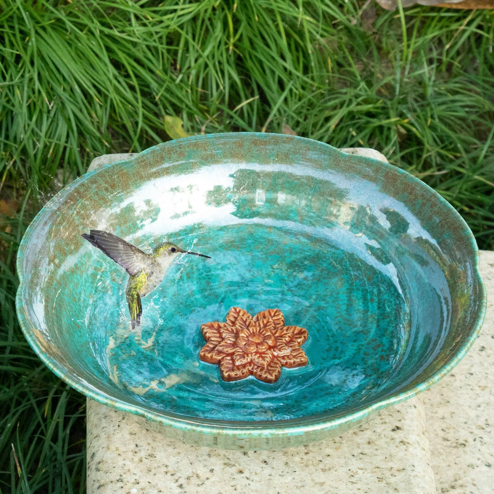 UPSJYJ close-up of interior floral detail highlighting bird-friendly contours