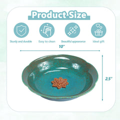 UPSJYJ side profile displaying bowl depth and scale for small birds
