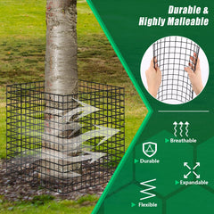 UQM installed on a sapling demonstrating protection from animals and mowers